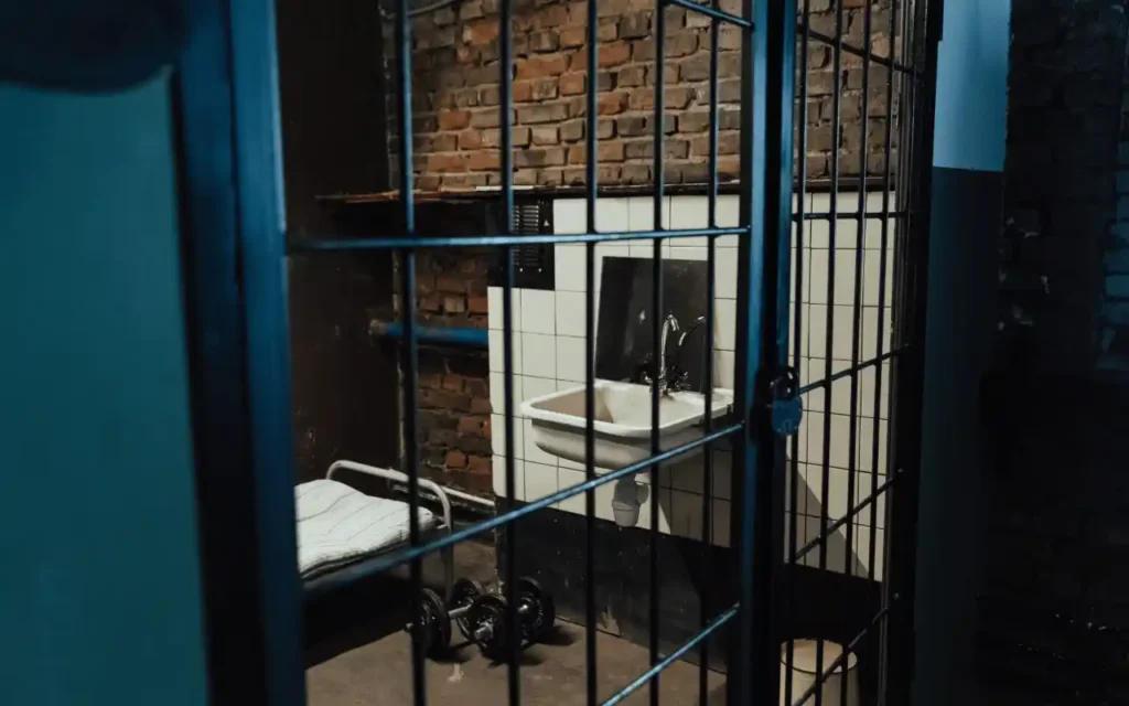 Prision room of a prisoner in bitlife