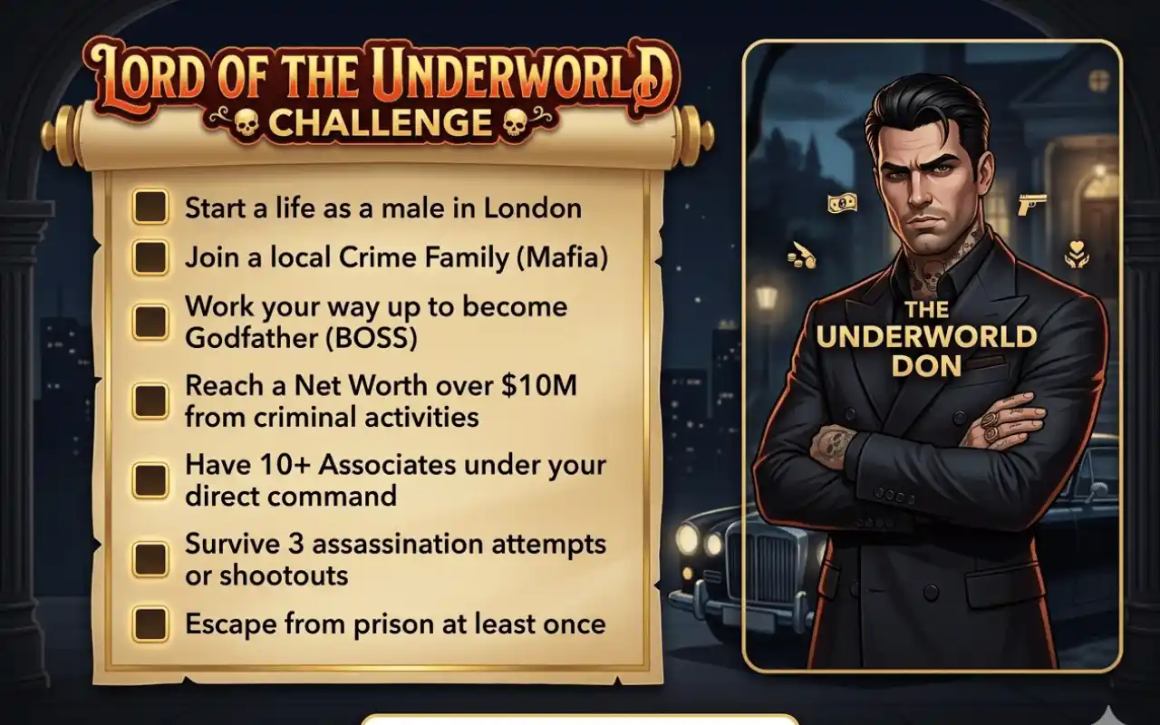 Lord of the underword challenge bitlie complete detail