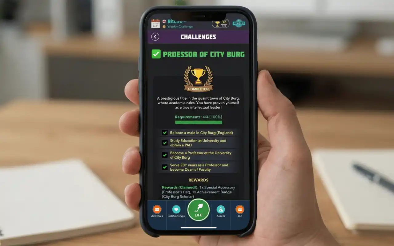 Professor of Cityburg Challenge