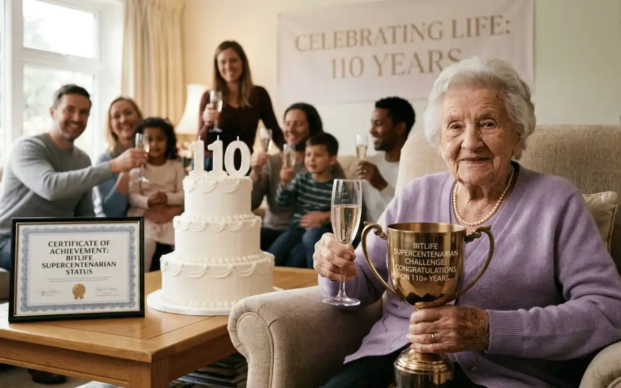 Supercentenarian Challenge in Bitlife