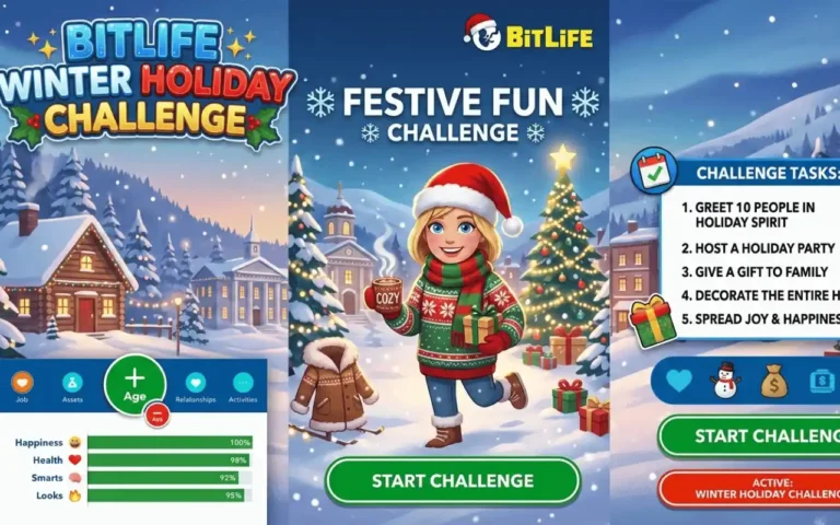 Winter Holiday challenge complete deatil guide