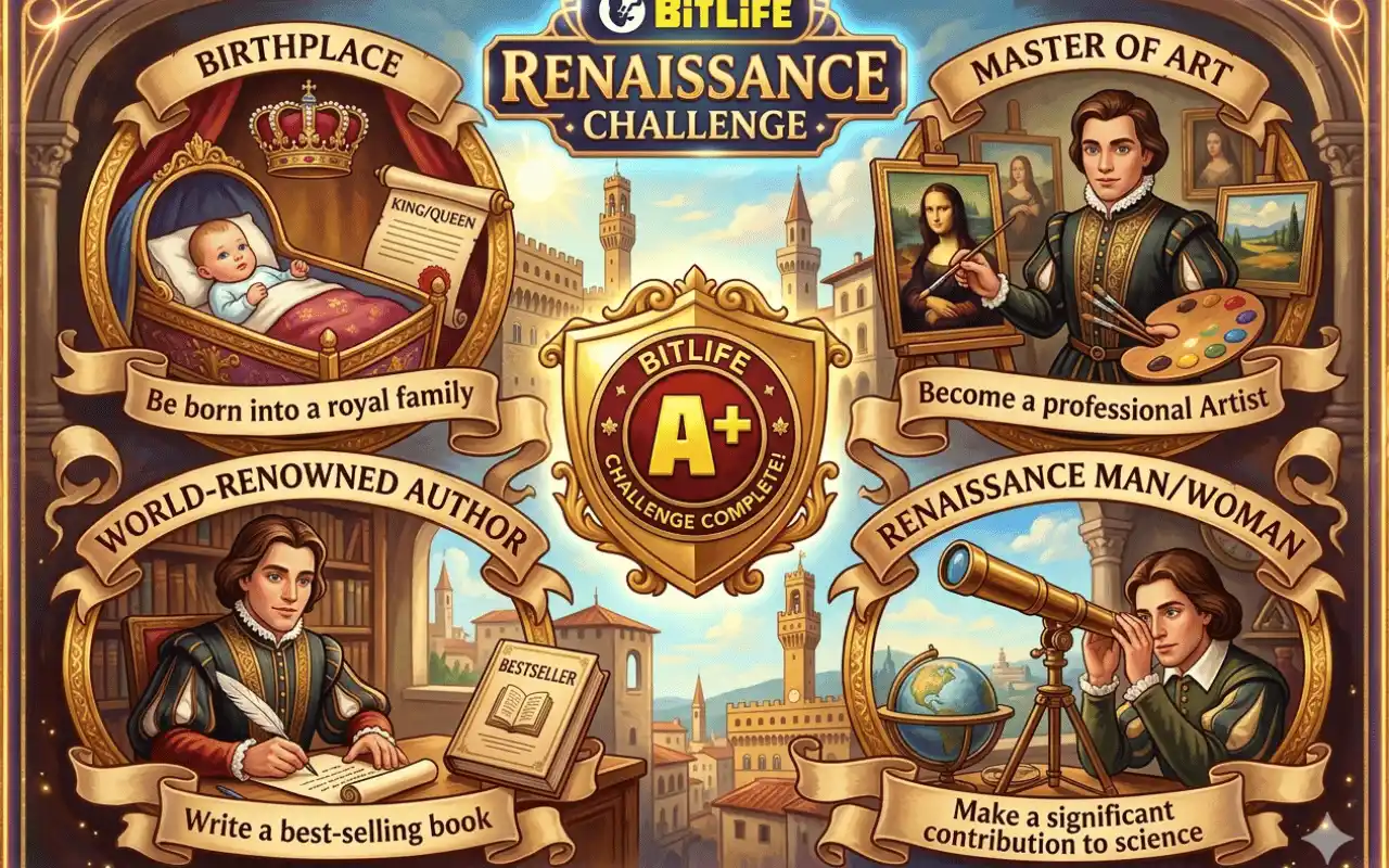 BitLife Renaissance Challenge Complete Guide